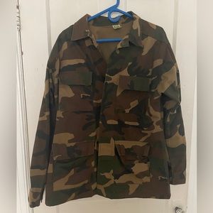 Camo Military Jacket